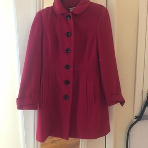 Pink pea coat. Size M